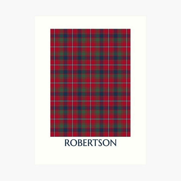 Robertson tartan art print