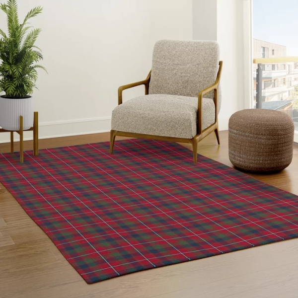 Clan Robertson Tartan Area Rug