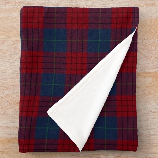 Robinson tartan fleece throw blanket