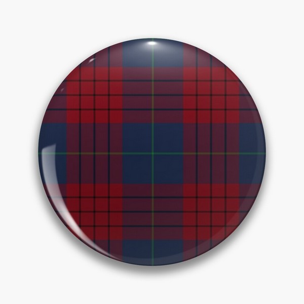 Robinson tartan pinback button