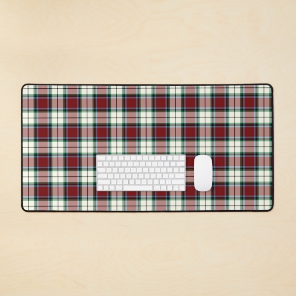 Clan Rose Dress Tartan Desk Mat