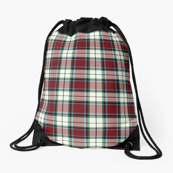 Clan Rose tartan drawstring bag