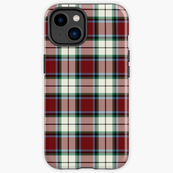 Clan Rose tartan iPhone case