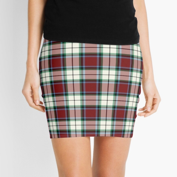 Clan Rose tartan mini skirt