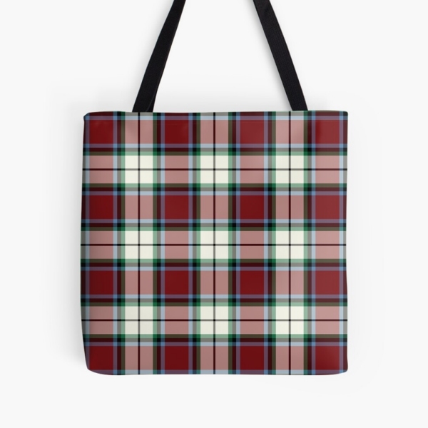 Clan Rose tartan tote bag