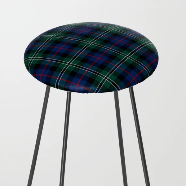 Rose Hunting tartan counter stool