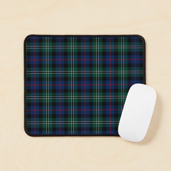 Rose Hunting tartan mouse pad