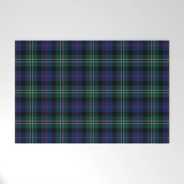 Rose Hunting tartan welcome mat