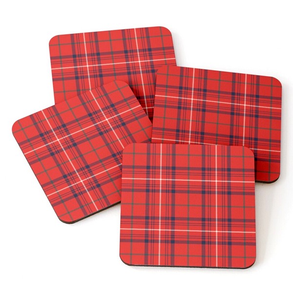 Clan Rose Tartan Coasters