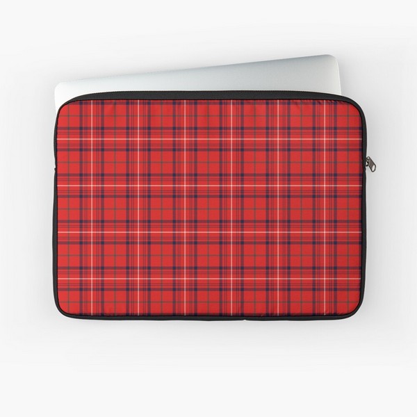 Clan Rose tartan laptop sleeve