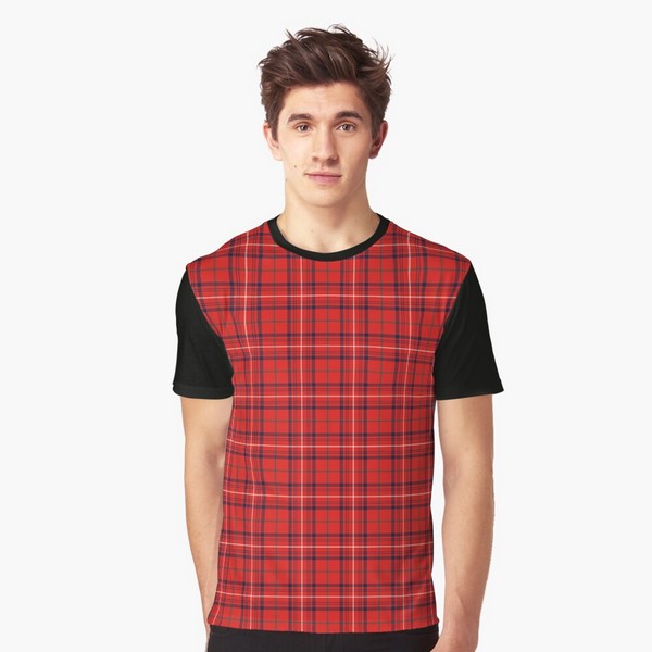 Clan Rose tartan tee shirt