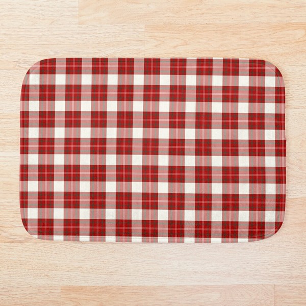 Ross District tartan floor mat