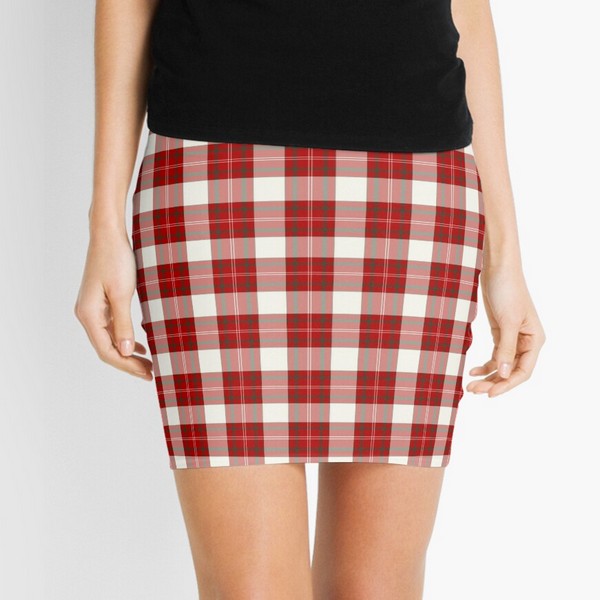 Ross District tartan mini skirt