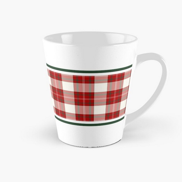 Ross District tartan tall mug