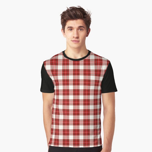 Ross District tartan tee shirt