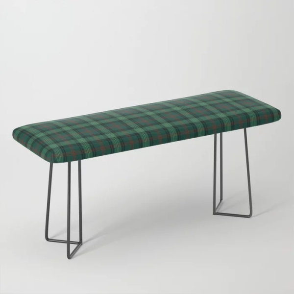 Ross Hunting tartan bench