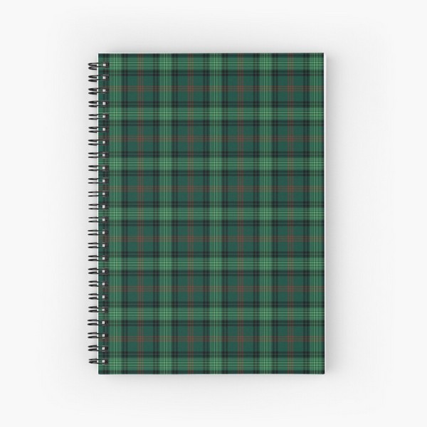 Ross Hunting tartan spiral notebook