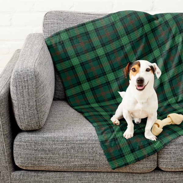 Ross Hunting tartan pet blanket