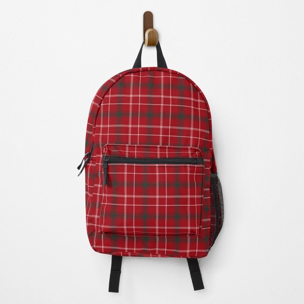 Rothesay District tartan backpack