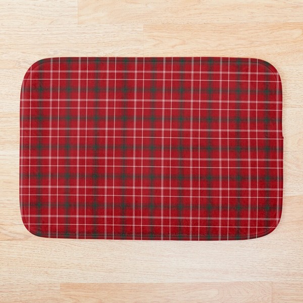 Rothesay District tartan floor mat