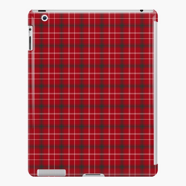 Rothesay District tartan iPad case