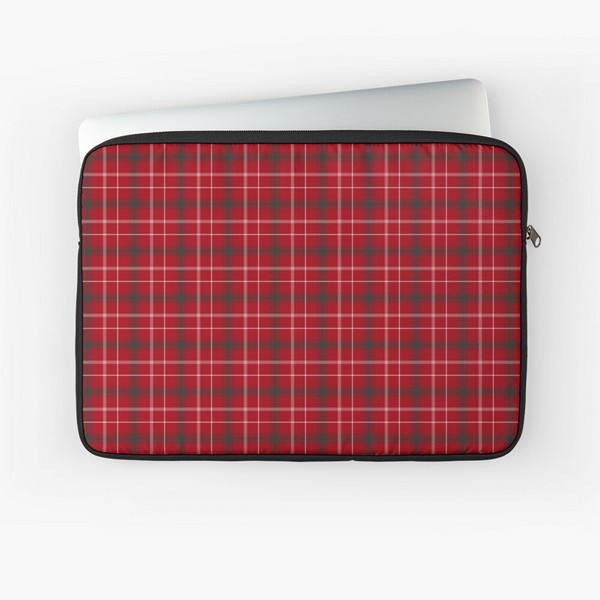 Rothesay District tartan laptop sleeve