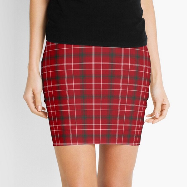 Rothesay District tartan mini skirt