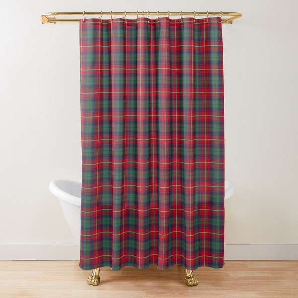 Roxburgh District tartan shower curtain