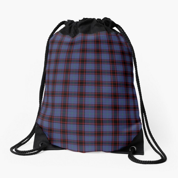 Rutherford tartan drawstring bag