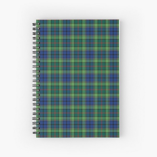 Rutledge tartan spiral notebook