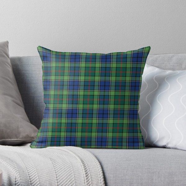 Rutledge tartan throw pillow