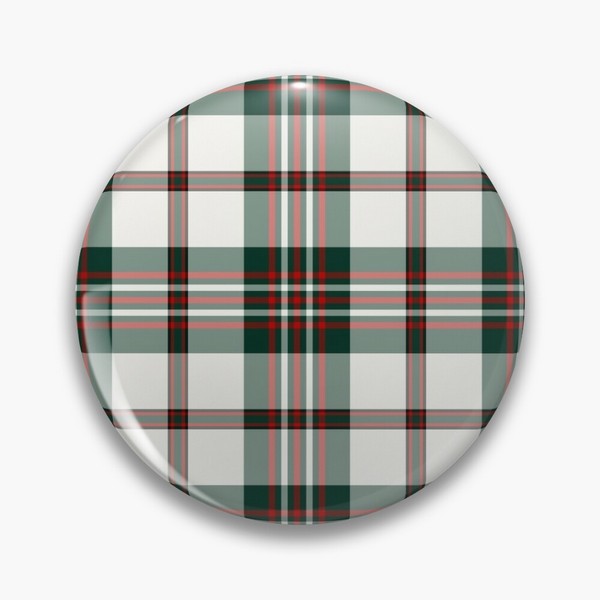 Scott Dress tartan pinback button