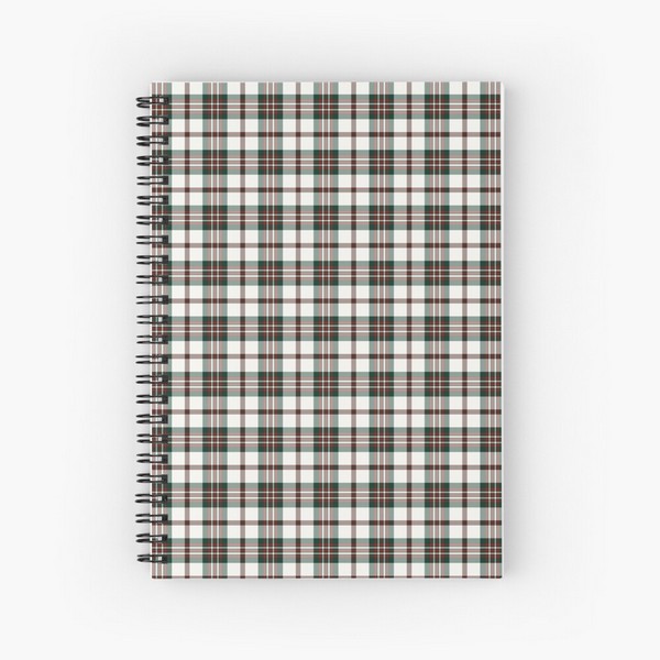 Scott Dress tartan spiral notebook