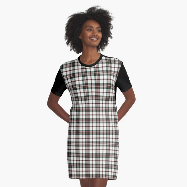 Scott Dress tartan tee shirt dress