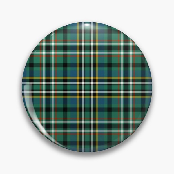 Clan Scott Green Tartan Pin