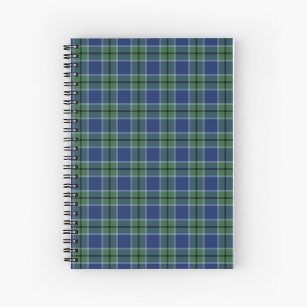 Clan Scott tartan spiral notebook