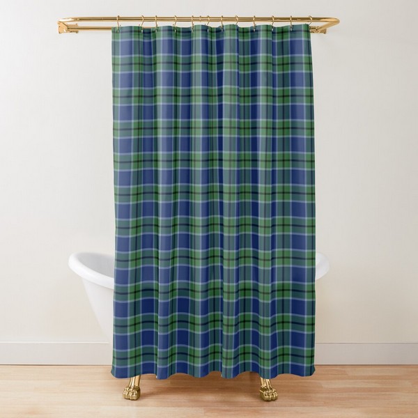 Clan Scott tartan shower curtain