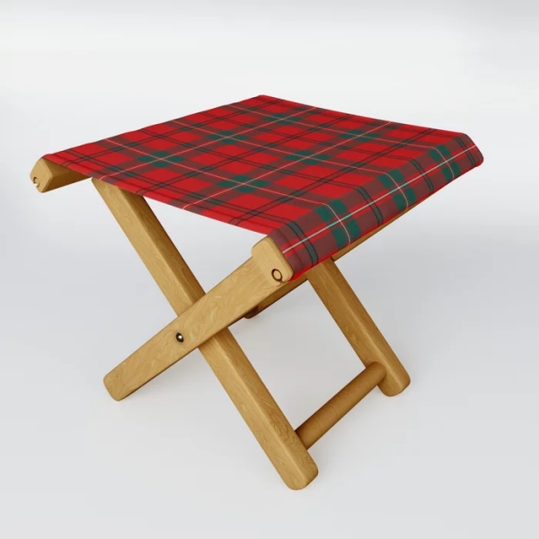 Scott tartan folding stool