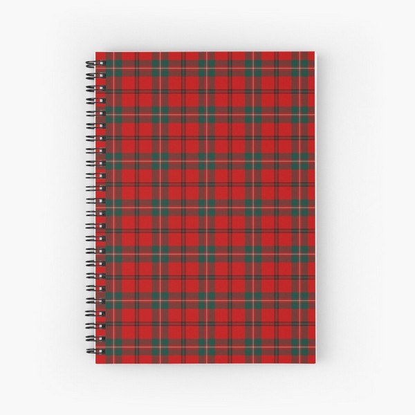 Scott tartan spiral notebook