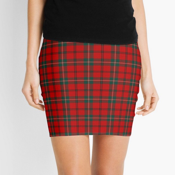 Scott tartan mini skirt