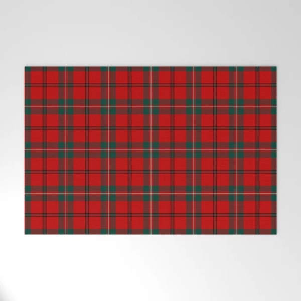 Scott tartan welcome mat