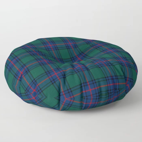 Shaw tartan floor pillow