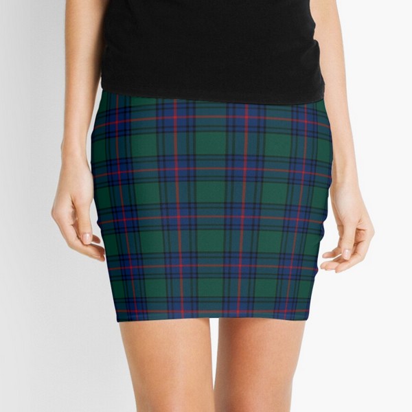 Shaw tartan mini skirt