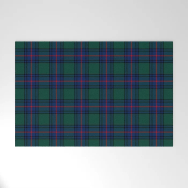 Shaw tartan welcome mat