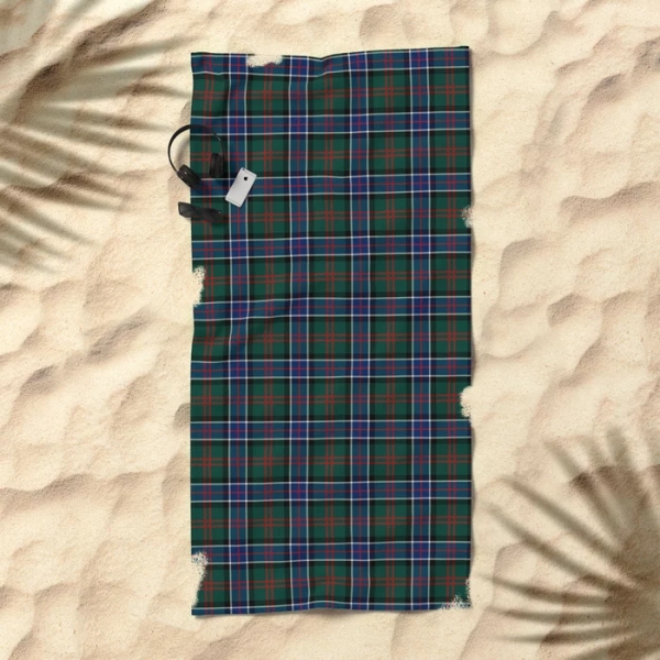 Sinclair Hunting tartan beach towel