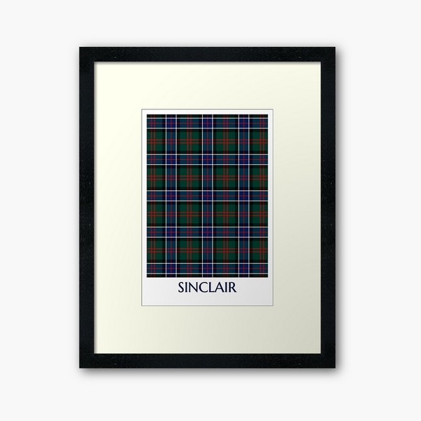 Clan Sinclair Hunting Tartan Framed Print