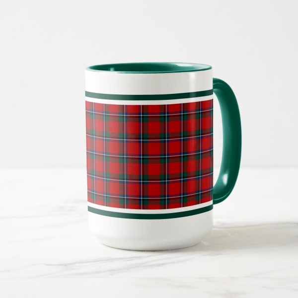 Clan Sinclair tartan coffee mug from Plaidwerx.com
