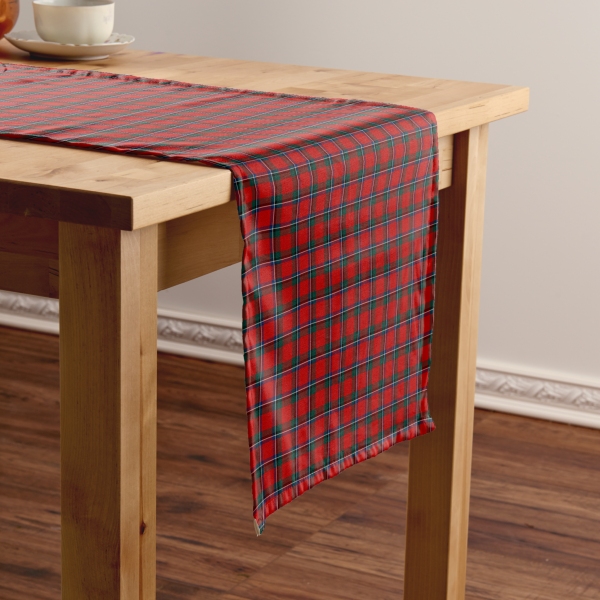 Sinclair tartan table runner