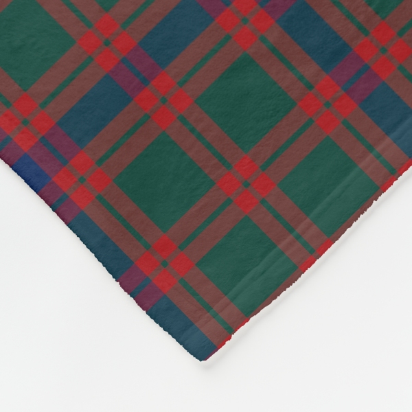 Skene tartan fleece blanket