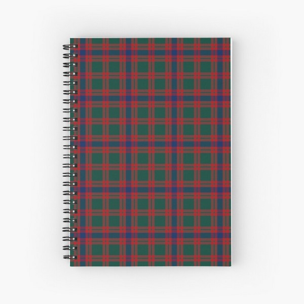 Clan Skene tartan spiral notebook